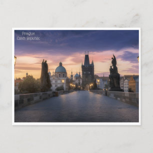 Carte Postale vintage prague République tchèque République tchèq