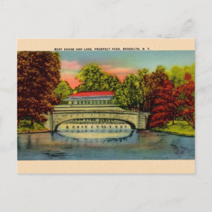 Carte postale vintage Prospect Park Brooklyn NY