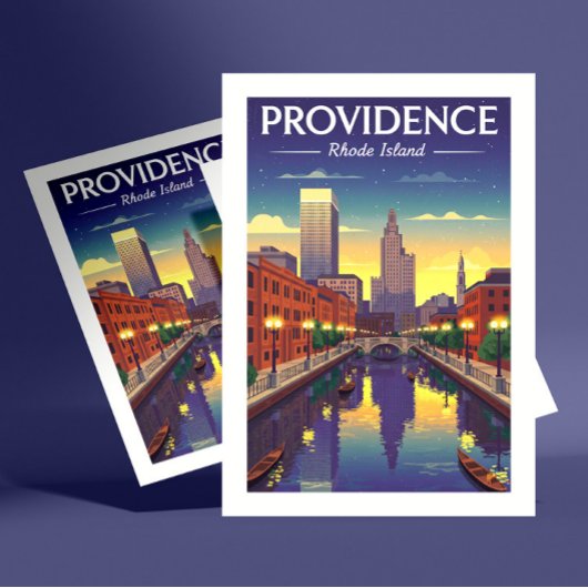Carte Postale Vintage Providence Rhode Island