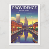 Carte Postale Vintage Providence Rhode Island (Devant)