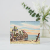 Carte Postale Vintage, Provincetown, Cape Cod, Massachusetts (Debout devant)