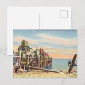 Carte Postale Vintage, Provincetown, Cape Cod, Massachusetts (Devant / Derrière)