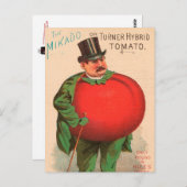 Carte Postale Vintage : publicité agricole - (Devant / Derrière)