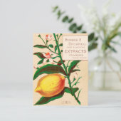 Carte Postale Vintage : publicité alimentaire - (Debout devant)