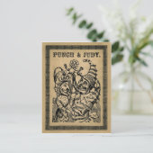 Carte Postale Vintage Punch et Judy (Debout devant)