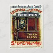 Carte Postale Vintage Rail Excursion Advertising (Devant)