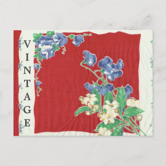 Carte postale vintage Red Handkercard (Devant)