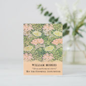 Carte Postale Vintage Remixe William Morris Chrysanthemum (Debout devant)