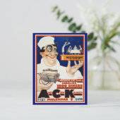 Carte postale vintage : Restaurant & Restauration (Debout devant)