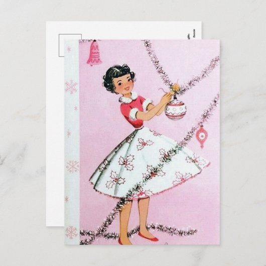 Carte postale vintage rétro (Devant / Derrière)