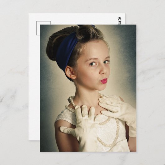 Carte Postale Vintage rétro (Devant / Derrière)