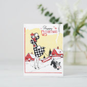 Carte postale vintage rétro (Debout devant)