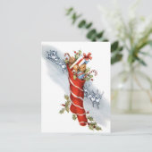 Carte postale vintage Retro Christmas Stockings (Debout devant)