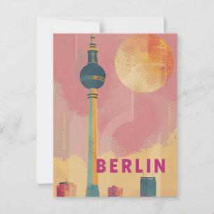 Carte Postale Vintage rétro de Berlin