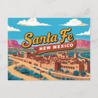 Vintage & Rétro de Père Noël Fe, Nouveau-Mexique