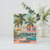 Carte Postale vintage rétro florida (Debout devant)