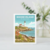 Carte Postale Vintage Rhode (Debout devant)