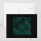 Carte Postale Vintage riche - Vert forestier (Devant / Derrière)