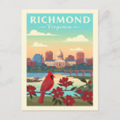 Carte Postale Vintage Richmond Virginia (Devant)