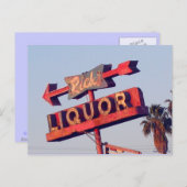 Carte postale Vintage Ricks Liquor (Devant / Derrière)