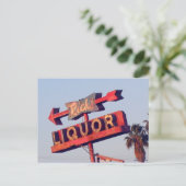 Carte postale Vintage Ricks Liquor (Debout devant)