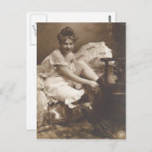 Carte postale vintage Risque (Devant / Derrière)