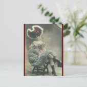 Carte Postale Vintage risque dancing girl photo (Debout devant)