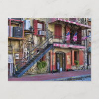 Vintage River Street Savannah Georgia Photo de voy