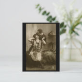 Carte postale vintage Romantique Couple (Debout devant)