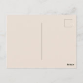 Carte postale vintage Romantique Couple (Dos)