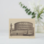 Carte postale vintage Rome Colosseum Travel (Debout devant)