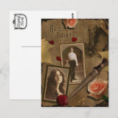 Carte postale vintage Romeo et Juliet Scrapbook (Devant / Derrière)