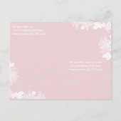 Carte postale Vintage rose (Dos)
