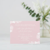 Carte postale Vintage rose (Debout devant)