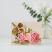 Carte postale Vintage Rose Spring (Debout devant)