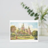 Carte Postale Vintage Rosenborg, Copenhagen, Denmark (Debout devant)