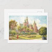 Carte Postale Vintage Rosenborg, Copenhagen, Denmark (Devant / Derrière)