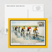 Carte postale vintage : Roue (Devant / Derrière)