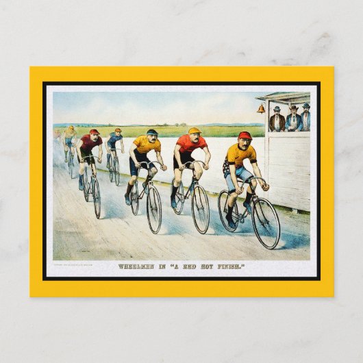 Carte postale vintage : Roue (Devant)