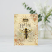 Carte Postale Vintage Royal Bee (Debout devant)