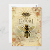 Carte Postale Vintage Royal Bee (Devant / Derrière)