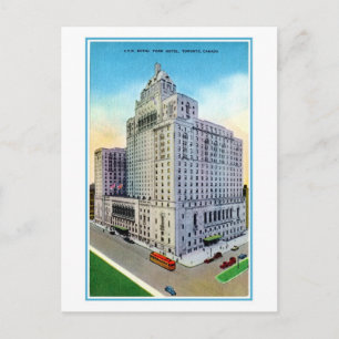 Carte Postale Vintage Royal York Hotel Toronto Canada