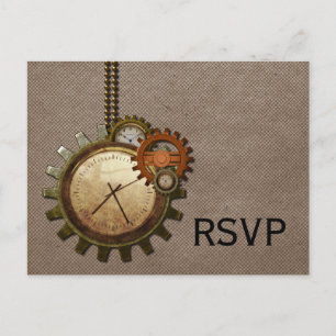 Carte postale vintage RSVP, Mocha