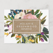 Carte postale vintage Rustic Florals (Devant)