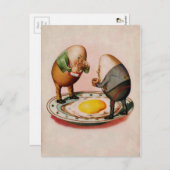 Carte postale vintage Sad Egem People (Devant / Derrière)