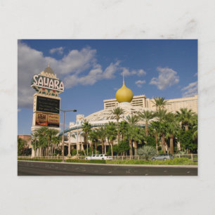 Carte Postale Vintage Sahara Hotel Las Vegas