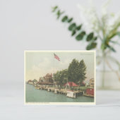 Carte Postale vintage Saint Claire Detroit Michigan (Debout devant)