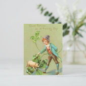 Carte postale vintage Saint Patrick's Day (Debout devant)