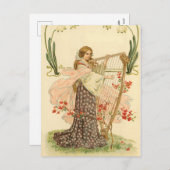 Carte postale vintage Saint Patrick's Day (Devant / Derrière)