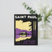 Carte Postale Vintage Saint Paul, Minnesota (Debout devant)